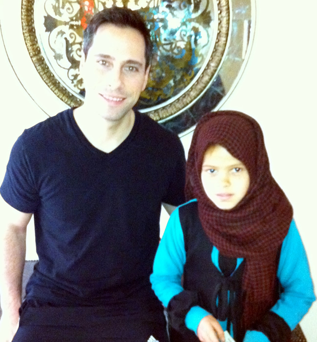 John Romano of Fort Lauderdale with Child in Need in Egypt